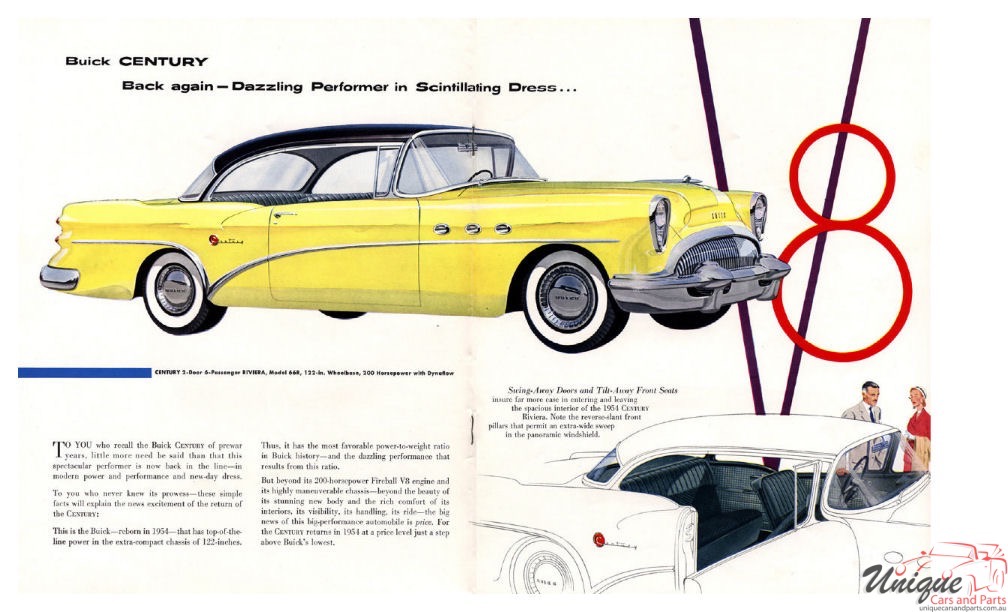 1954 Buick Brochure Page 3